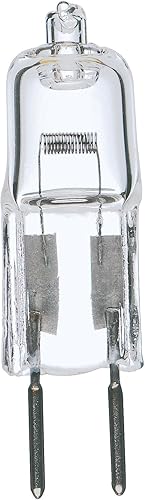 Satco S1986 - Bombilla halógena T3 de 20 W, 260 lúmenes, base G4, 24 voltios, regulable