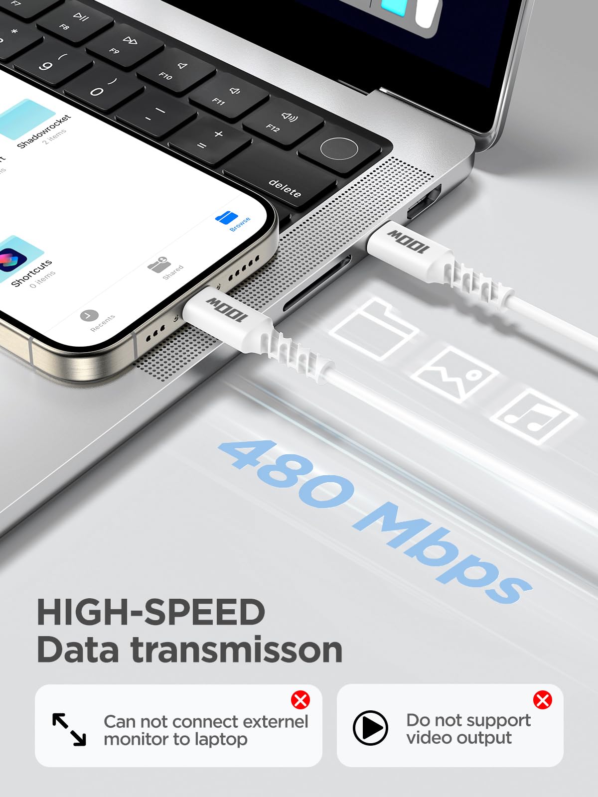 MINSLIS USB C To USB C Cable [6.6ft], DC03 LED Display 140W/5A PD Fast Charging USB C Charger Cable, Nylon Braided Type C Cable For IPhone 16/15 Pro