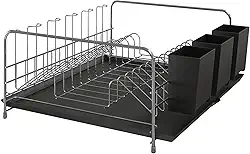 Escorredor de Louças Bali c/Bandeja e Porta Talheres, Stolf