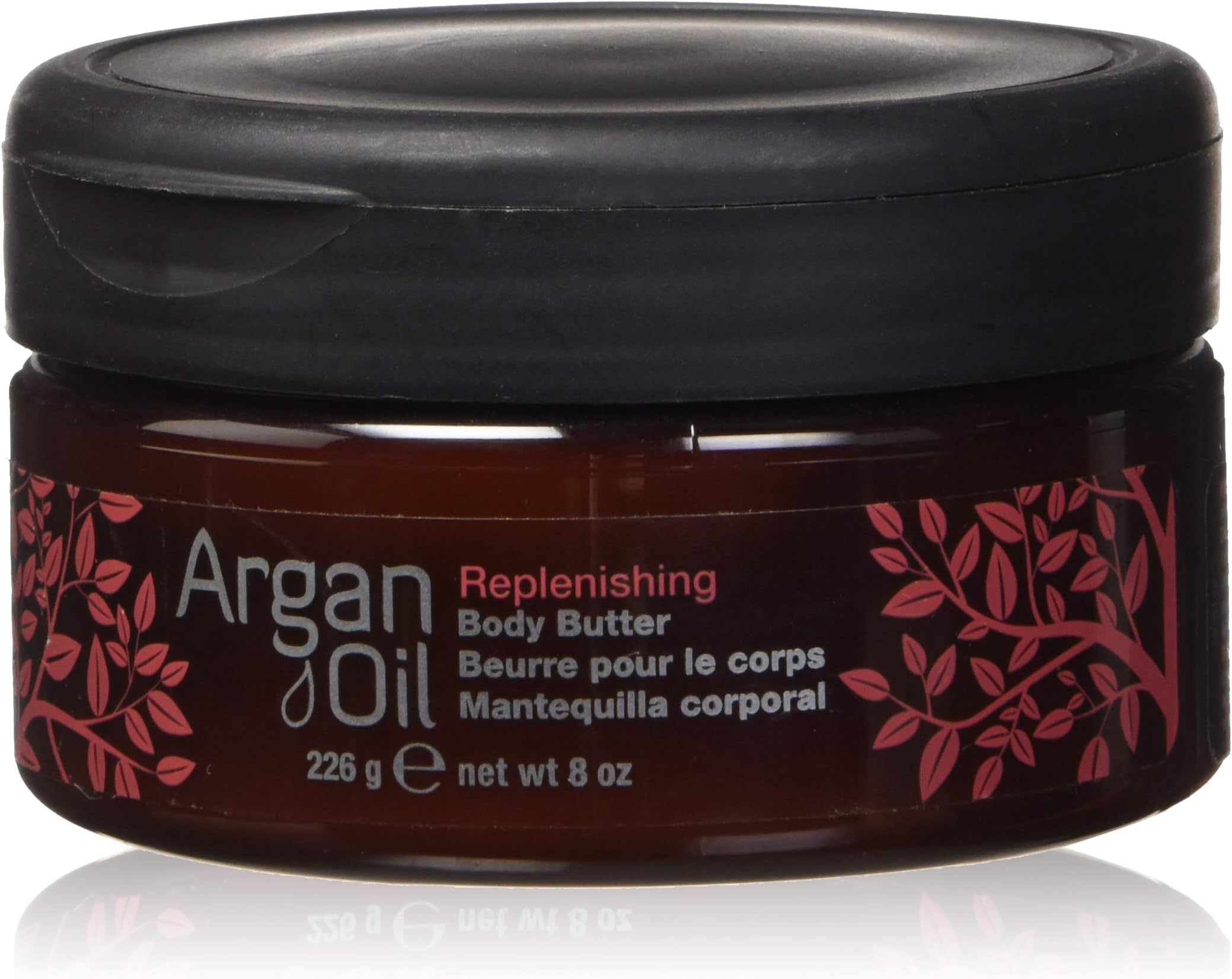 Argan Oil Body Butter Jar, 8 Ounce
