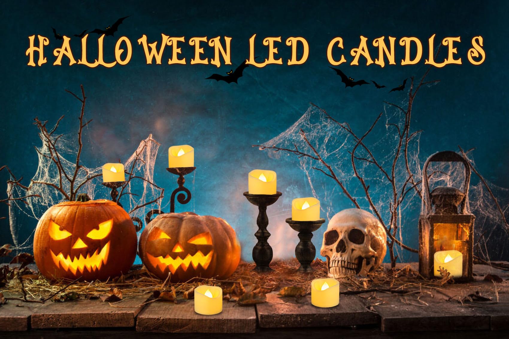 Candele Votive senza fiamma lampada da finestra confezione