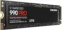 SSD Samsung 990 PRO 2TB NVMe M.2 2280 (Leitura até 7450MB/s e Gravação até 6900MB/s)