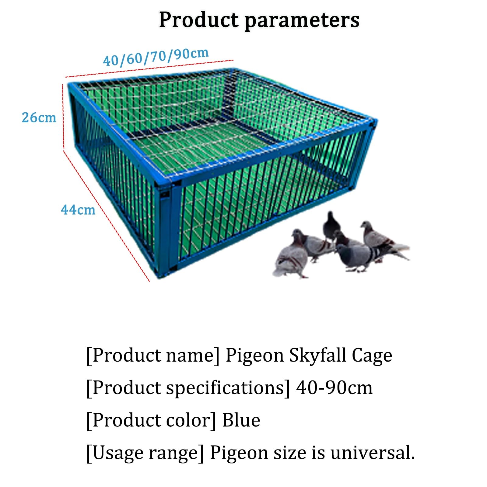 Jaula trampa para pájaros para palomas, palomas, loros, diseño de 2 lados para una captura y cría efectivas, ideal para carreras y uso en ventanas