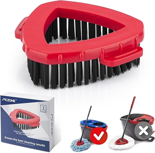 Miniatura 8 de Cepillo giratorio de repuesto para cabezal O Ceda RinseClean 2 tanques, cepillo limpiador de ducha, cepillo de limpieza de baño de cerdas duras,