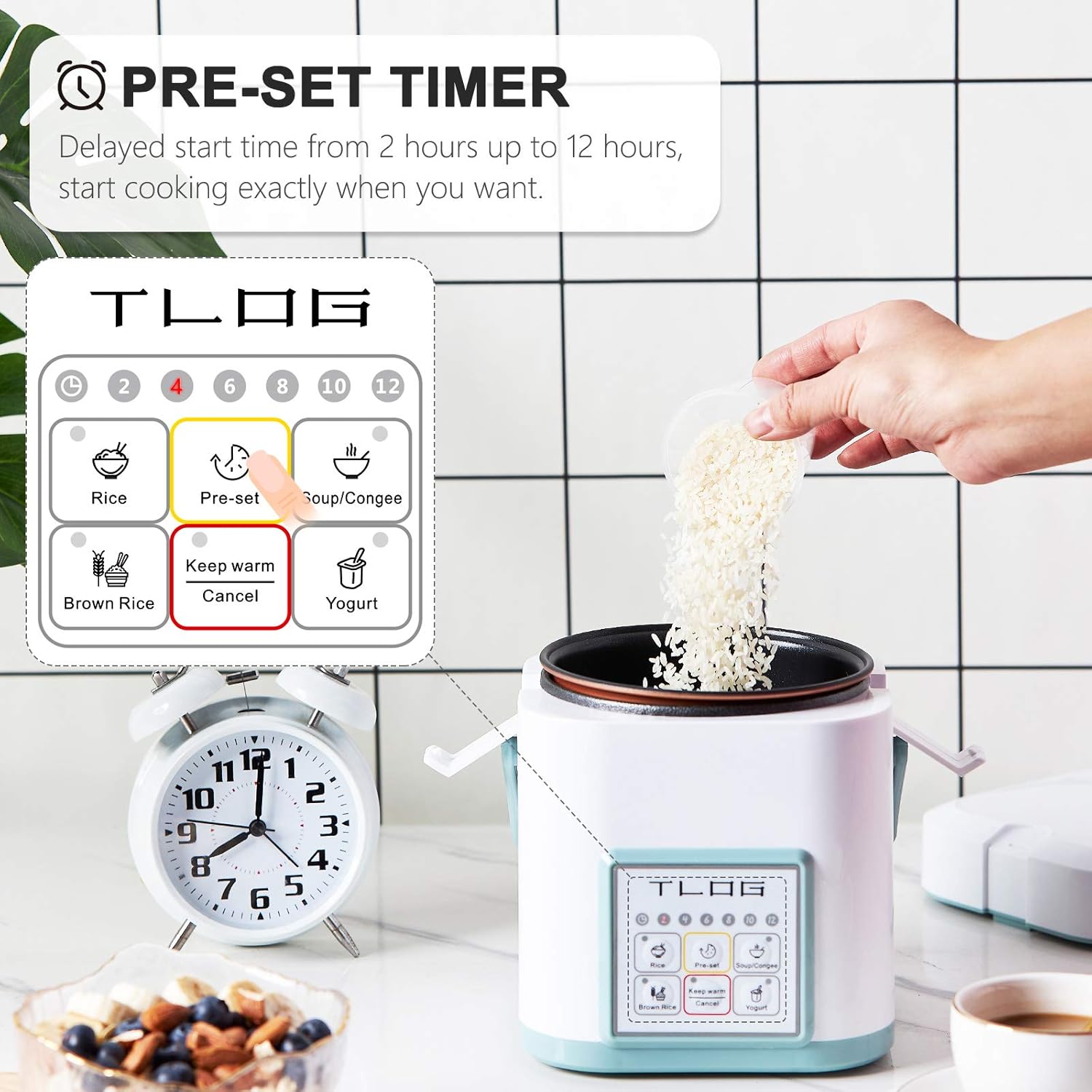 TLOG Uncooked Portable Personal Multi cooker Image