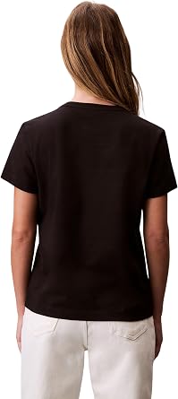 Calvin Klein SS MONOGRAM CREW TEE T-Shirt Women