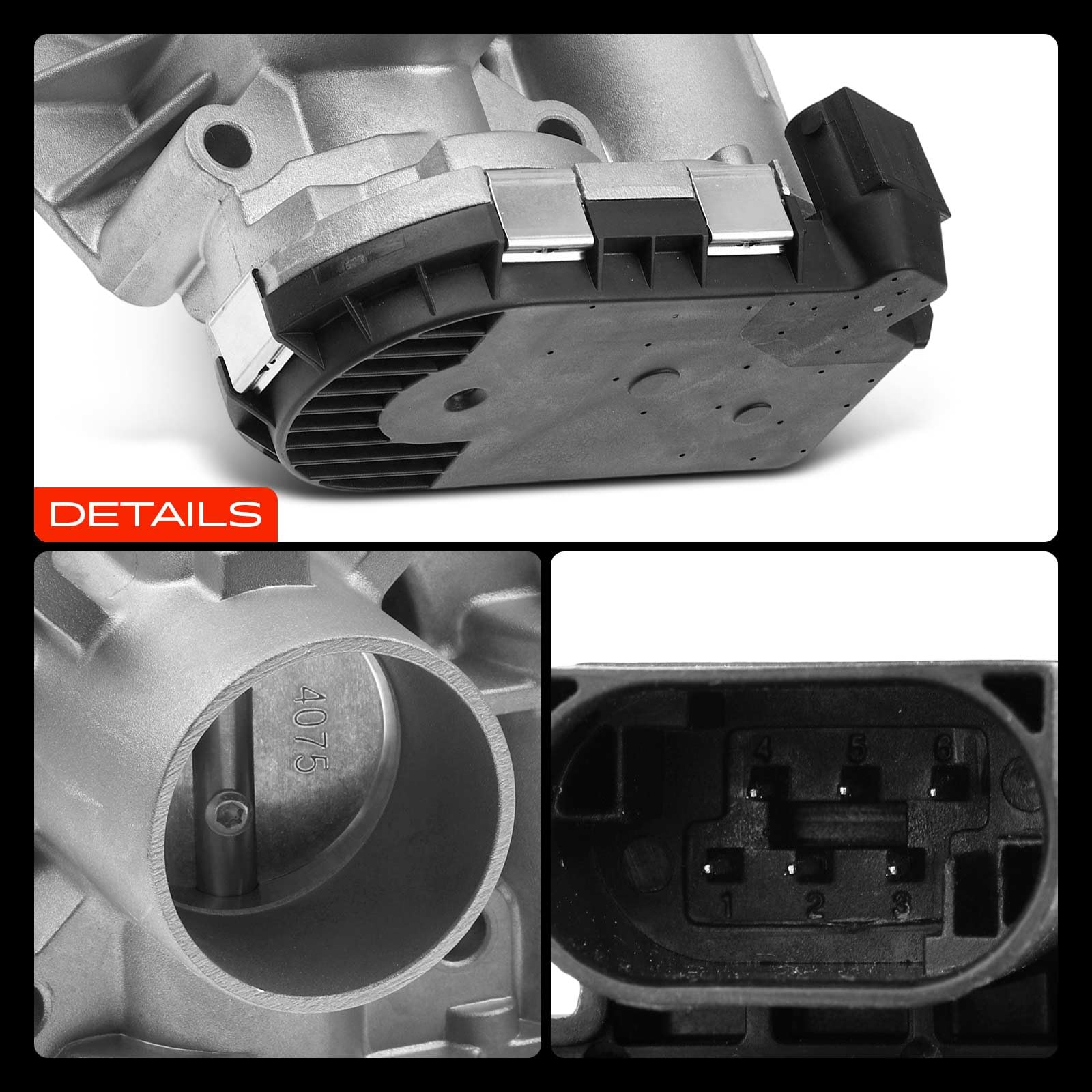 Frankberg Válvula de mariposa Cuerpo de mariposa Compatible con Yaris P9 1.0 VVT-i Justy IV 1.0 Cuore VII L275 L276 L285 1.0 107 PM PN 1.0 C1 PM PN 1.0 Replace# 163645,0280750481