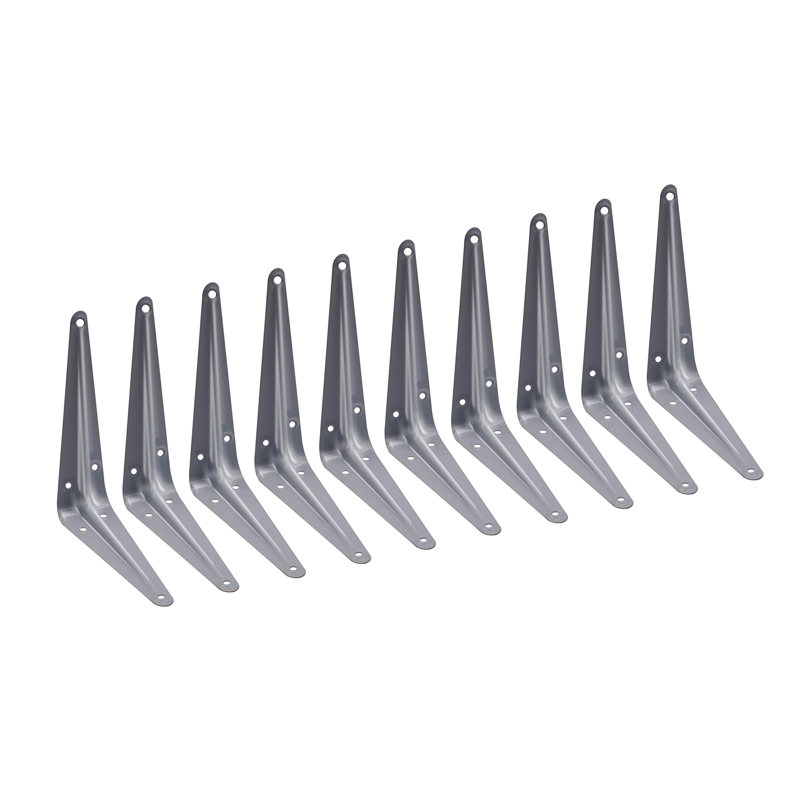 Eai Silver/Grey 150X125mm / 6X5" Original London Pattern Shelf Bracket | | Pack Of 10