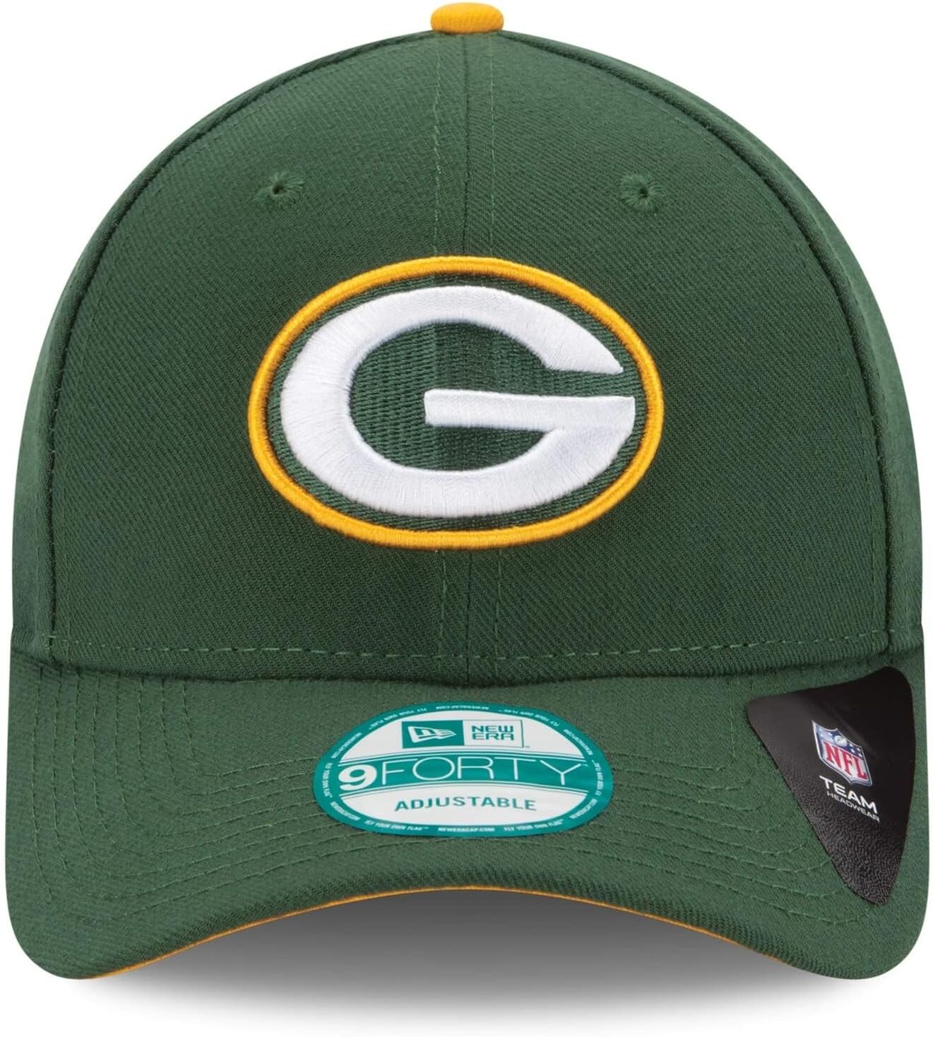 New Era NFL The League 9FORTY Adjustable Hat Cap One Size (US, Alpha, One Size, Green Bay Packers - Green)