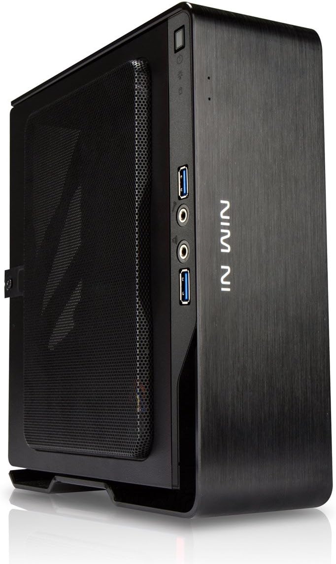 IN WIN BQ696 Chopin mITX 150 W Power Supply Unit Case with Customisable Front Panel - Black