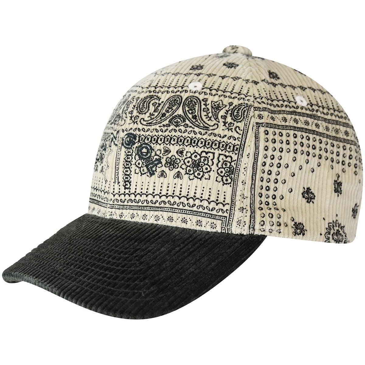 Kangol Unisex Cream Flexfit Cord Baseball Cap Beret, L/Xl
