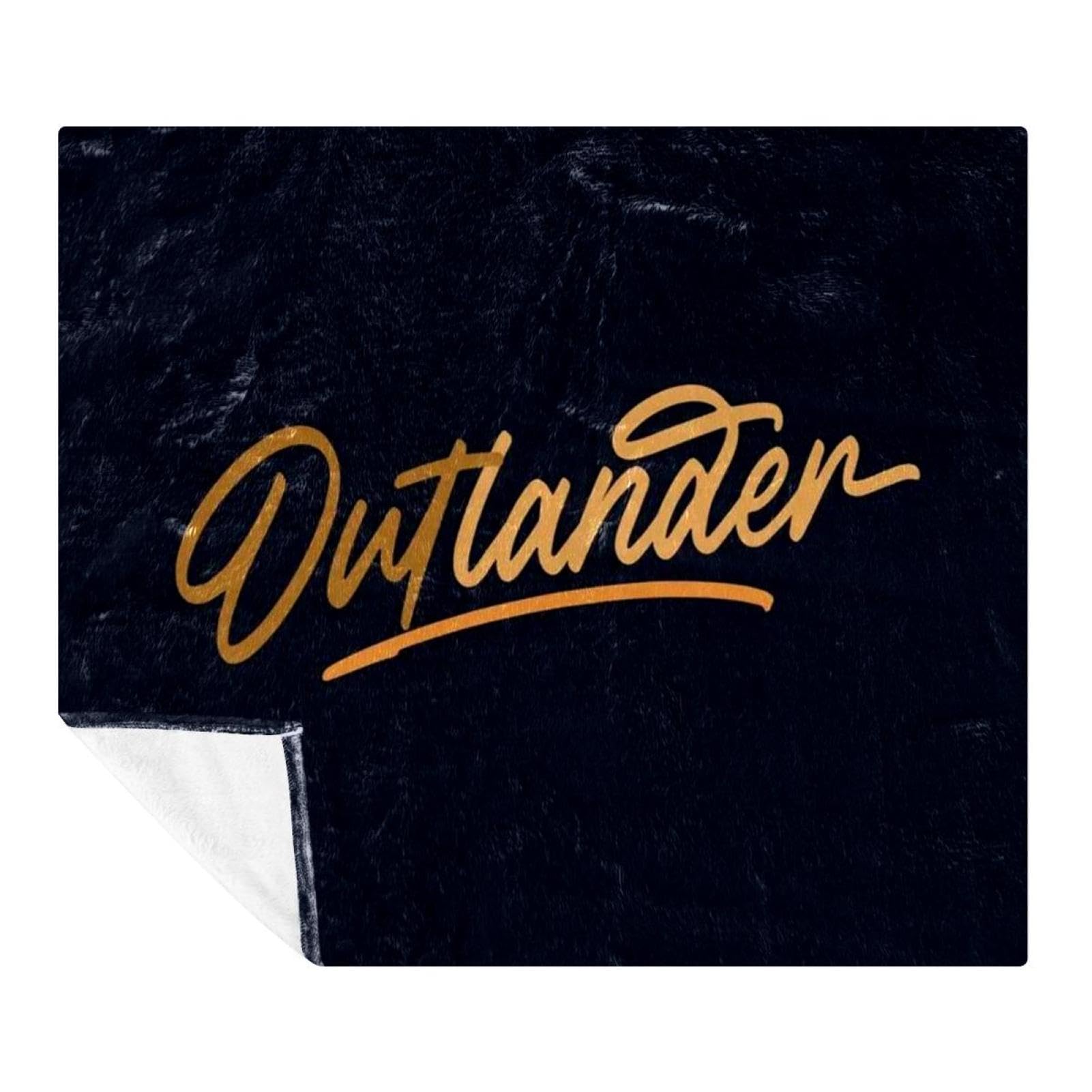 Couverture douce Outlander en polaire microfibre legere 150x200 cm pour lit