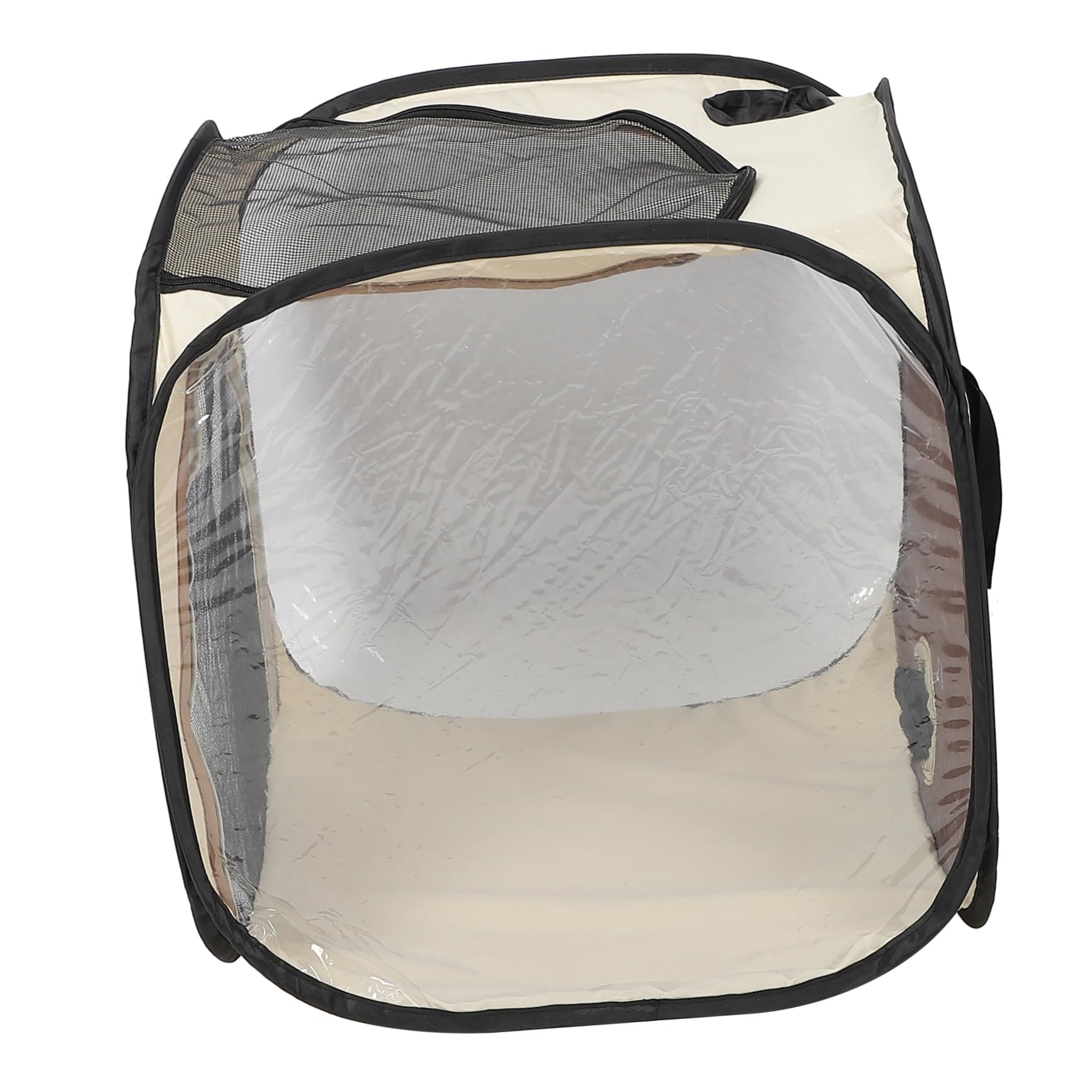 COLLBATH Sèche-Poils pour Animaux De Compagnie Boîte Portable pour Éliminer Les Nœuds Les Poils De Chat Séchage Rapide Confortable Sûr pour La Maison Les Voyages