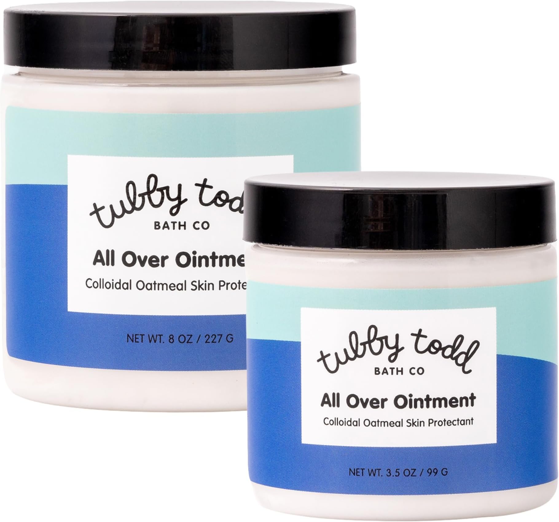 All Over Ointment - Baby Eczema Cream - Everyday Multi-Purpose Baby Skin Relief Cream - Sensitive Skin, Dry Skin & Irritation - Steroid & Gluten Free - Lavender Rosemary, 2 Pack 3.5oz & 8oz