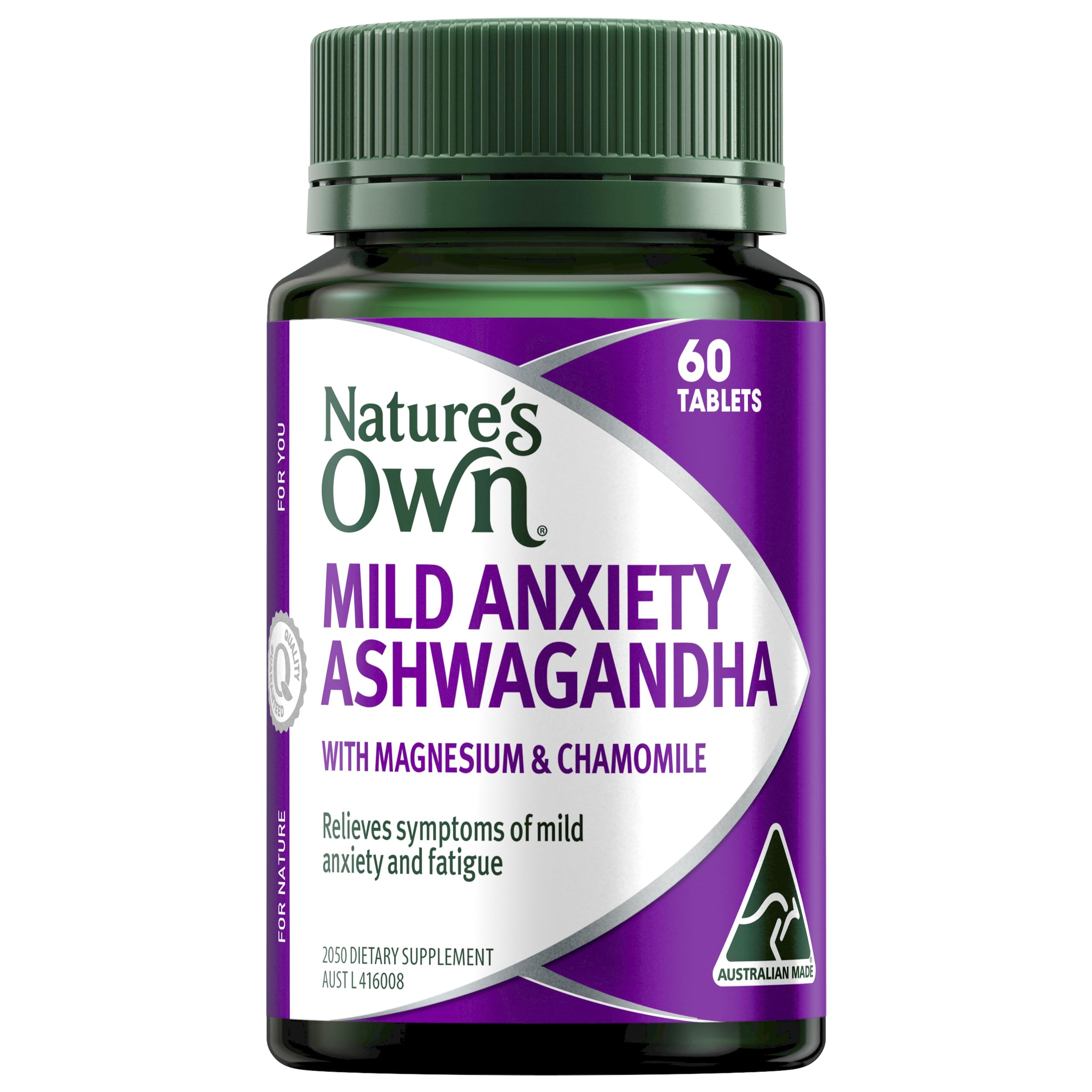 Nature's Own Mild Anxiety Ashwagandha Tablets 50