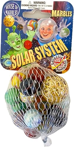 Miniatura 5 de House of Marbles Bolsa de red del sistema solar de mármol