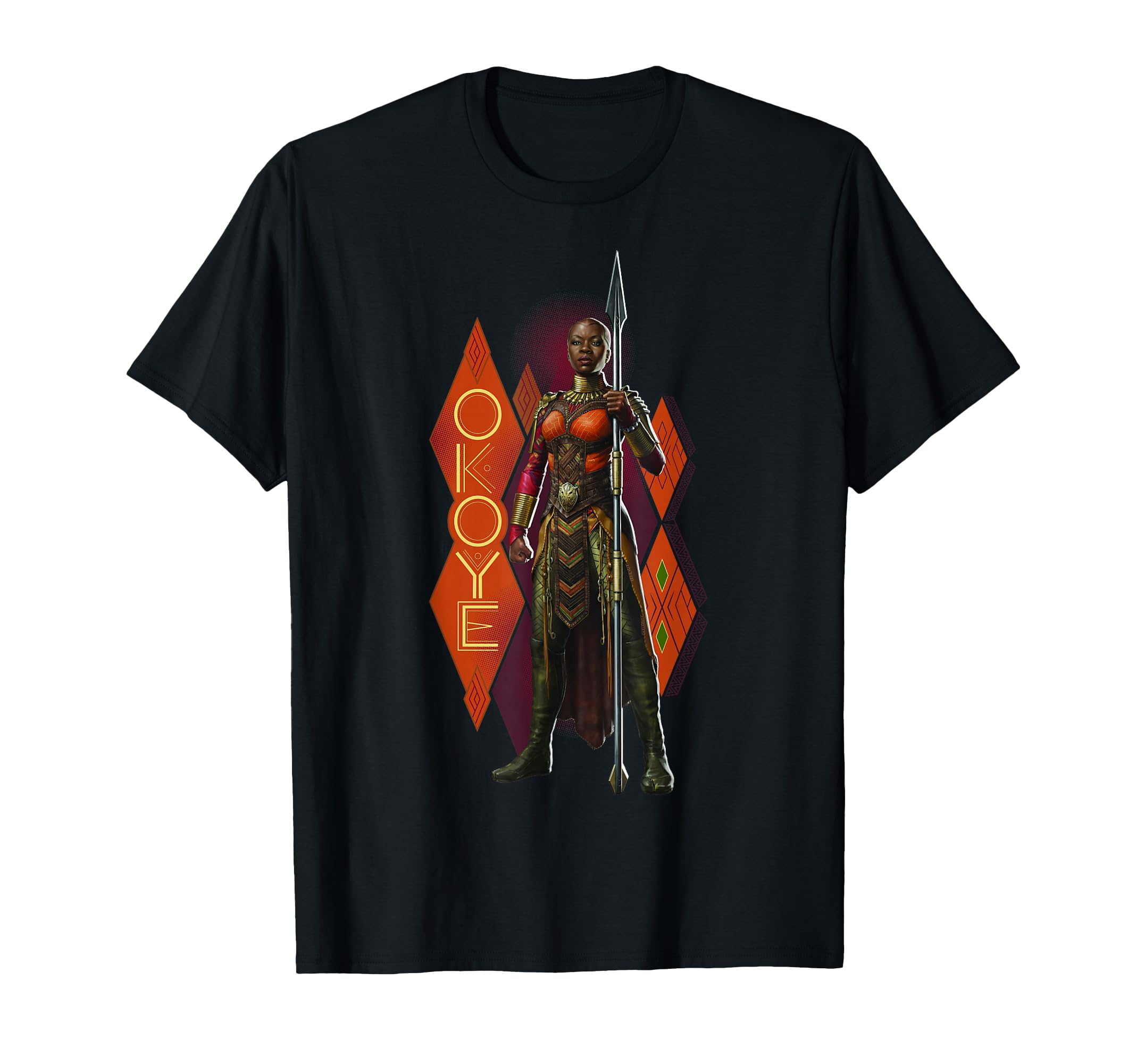 T-shirt Black Panther Okoye Marvel incarnez la force de Wakanda Forever
