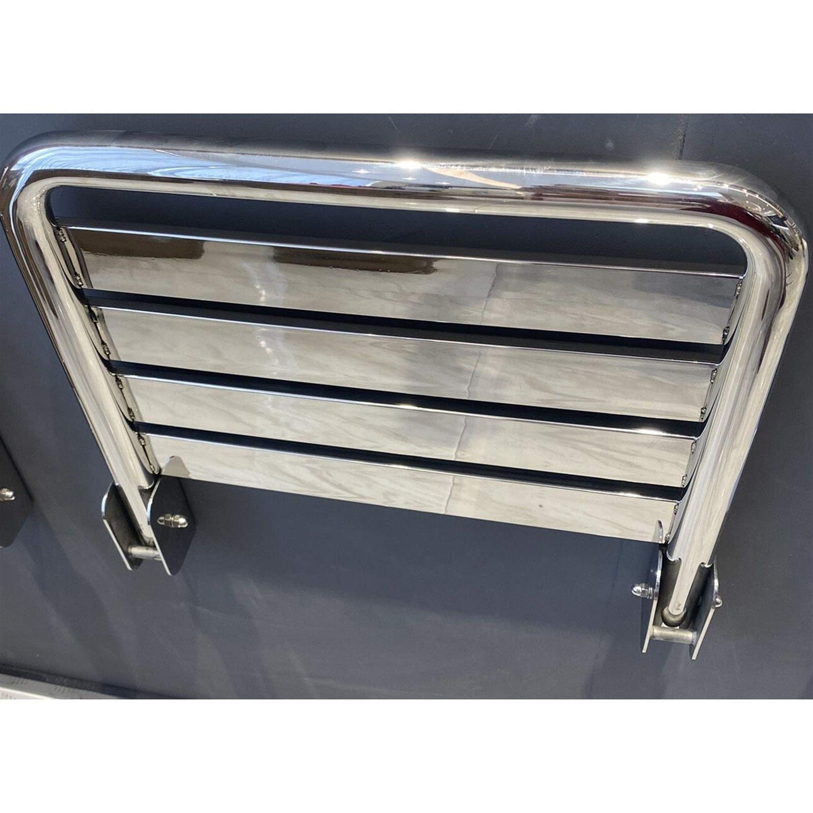 Asiento de Ducha Plegable Montaje en Pared, Acero Inoxidable Asiento de Ducha Abatible para Personas Mujeres Embarazadas (Color : Silver)