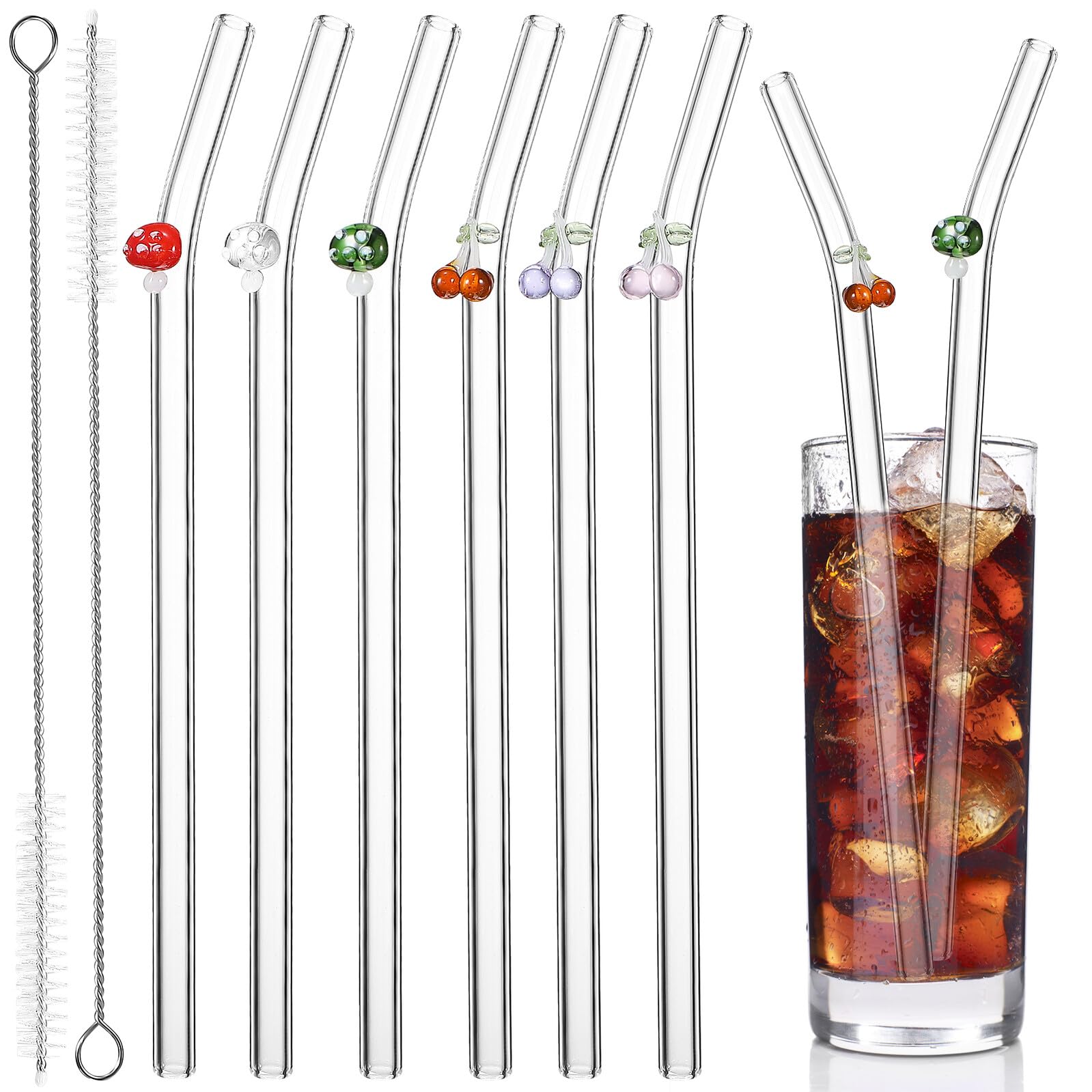 Pailles verre réutilisables : nettoyez facilement vos verres à bubble tea