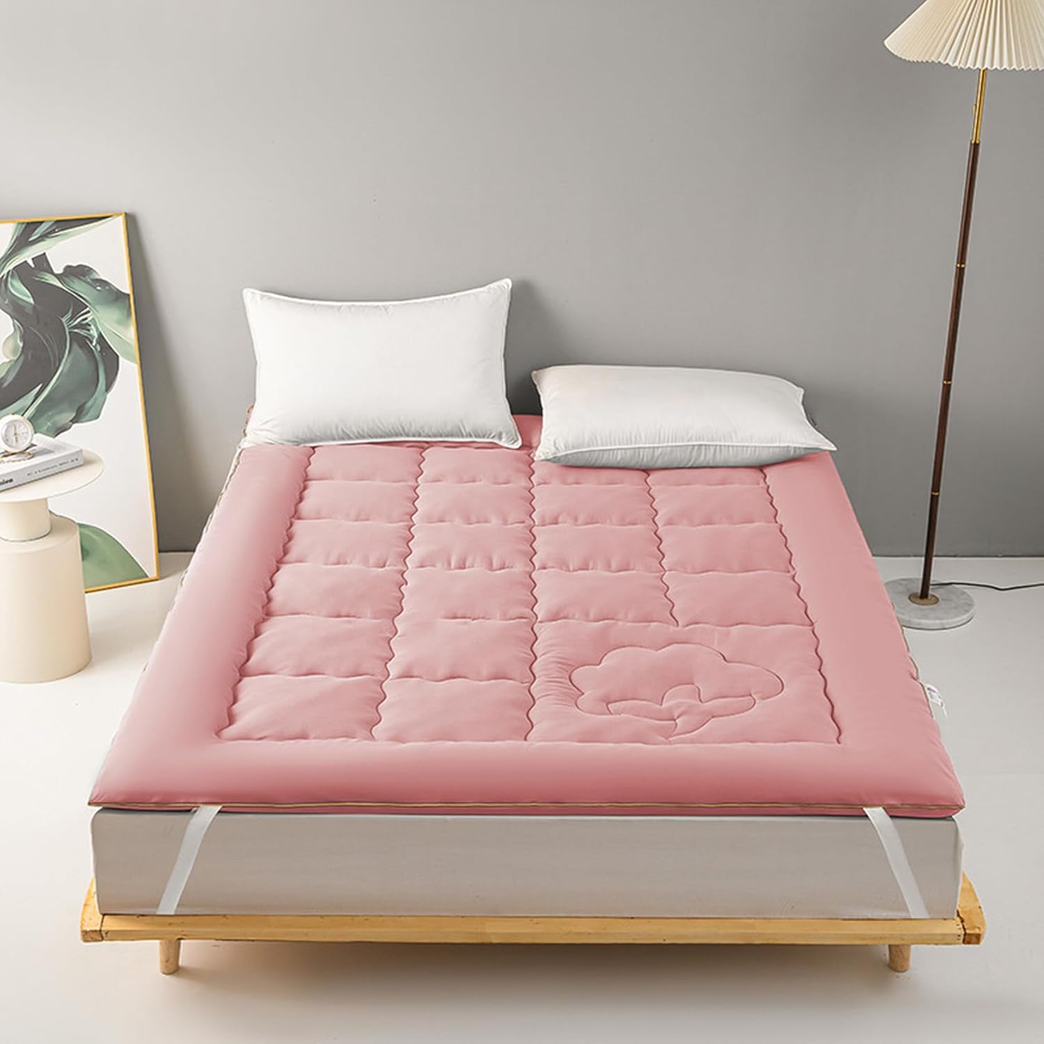 アテックス ATEX 快眠マット SOYOハーフ ブルー 90×100cm