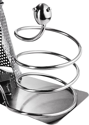 Miniatura 7 de BRUBAKER Soporte para botella de vino Lady Justice con serpiente, soporte para botellas de escultura de metal, figura de metal, regalo de vino para