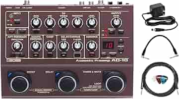 Amazon.com: Boss AD-10 Acoustic Preamp Bundle with Gearlux