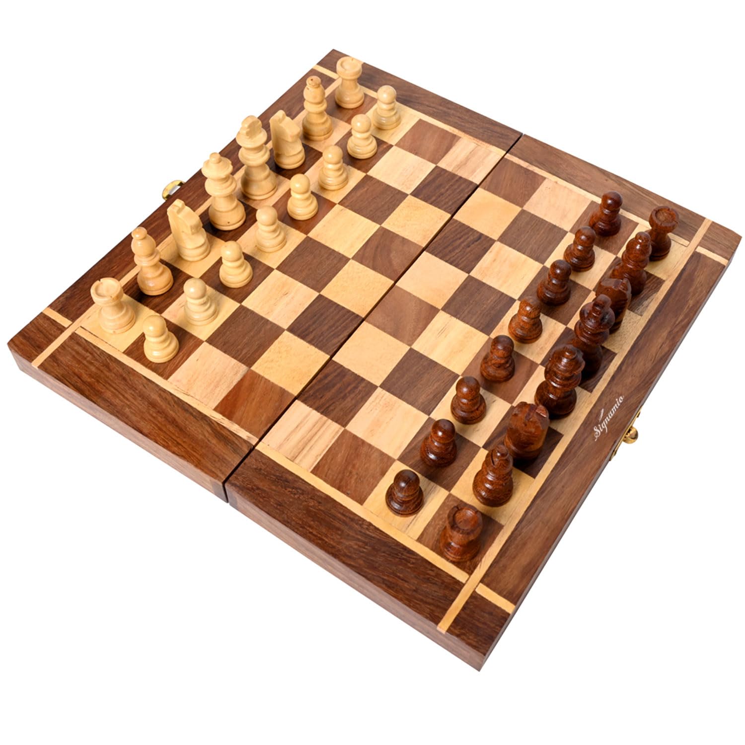 SIGNAMIO® 8x8 Inch Wooden Chess Board, Professional Tournament Chess Board - Chess Rules, Beginner Chess Board Game for Kids, Adults (B0DDCR1N6D) Amazon Price History, Amazon Price Tracker