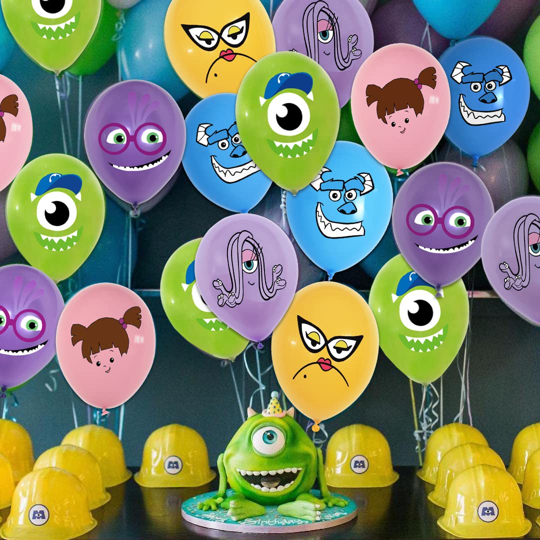 Amazon.com: 52Pcs Monster Inc Balloon Party Decorations 6 Styles Colorful  Monster Themed Latex Balloons Bunch for Boys Girls Birthday Monster Inc  Party Supplies : Toys & Games