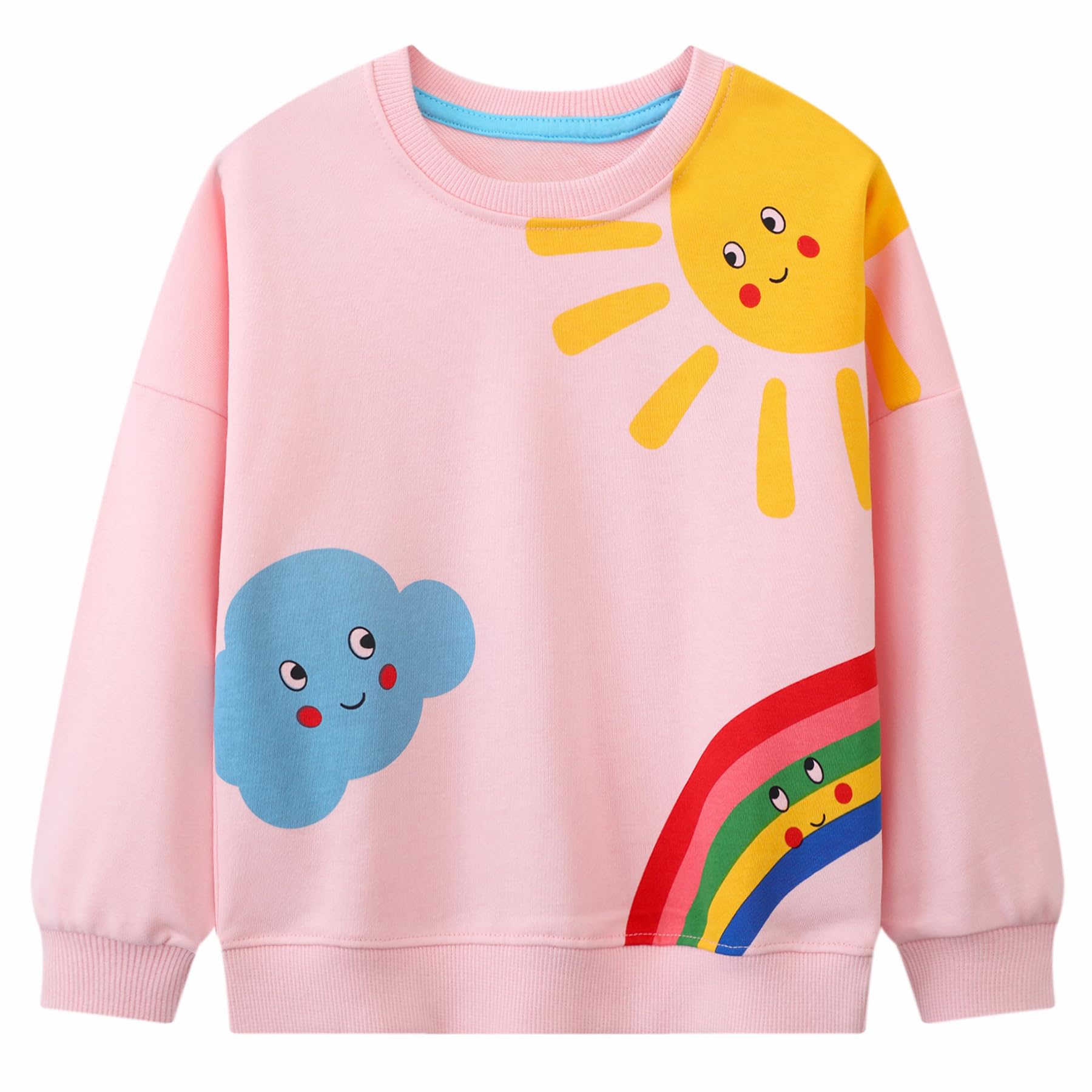 Sudaderas Niña Sweatshirt Manga Larga Algodón 2-7 Años