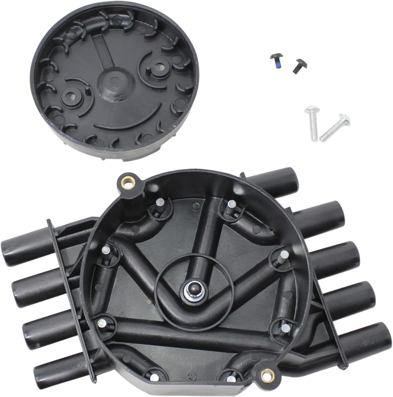 Complete Power Pack Distributor Cap Rotor Coil and OES Plug Wires Compatible Replacement For 1996-2002 Chevy GMC Cadillac C1500 Suburban Escalade Express and More 5.0L 5.7L V8 Oem Fit Kit-1499
