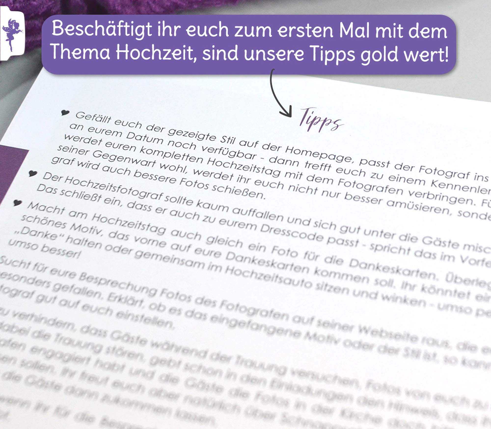 FEENSTAUB Hochzeit planen mit perfekten Hochzeitsplaner Buch 326 Seiten, personalisierbar, inkl. Online Listen, Hochzeitsplanung, Verlobungsgeschenk für beide, Hochzeitsplaner deutsch Rosen