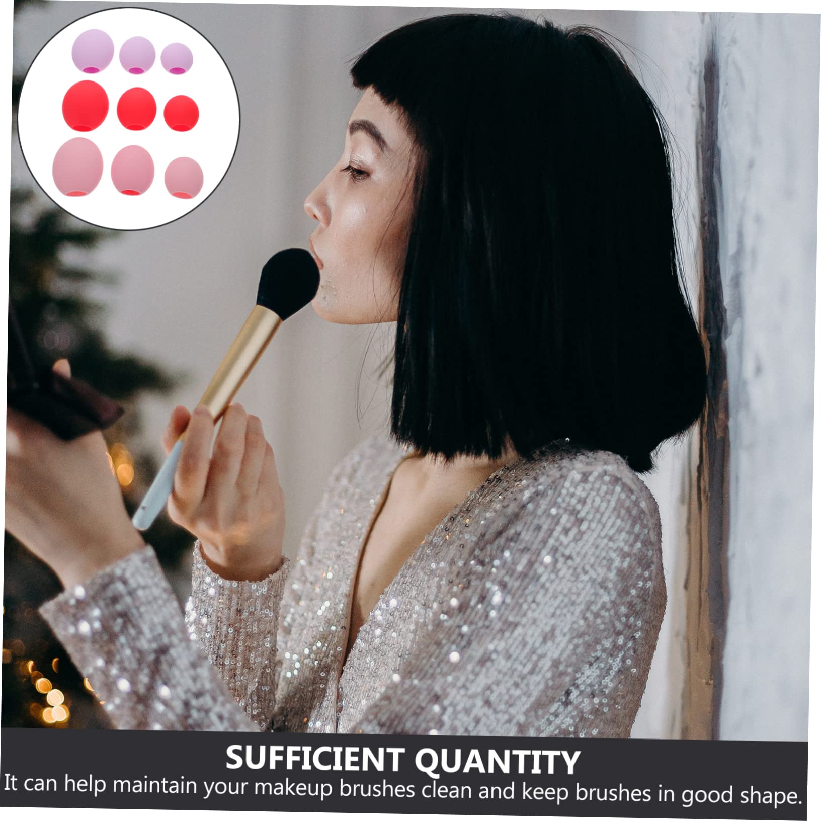 FRCOLOR 27stücke Teiliges Silikon Makeup Pinsel Schutzkappen Staubschutz Für Kosmetikpinsel Wiederverwendbar Für Aufbewahrung Und Schutz Von Schminkpinseln