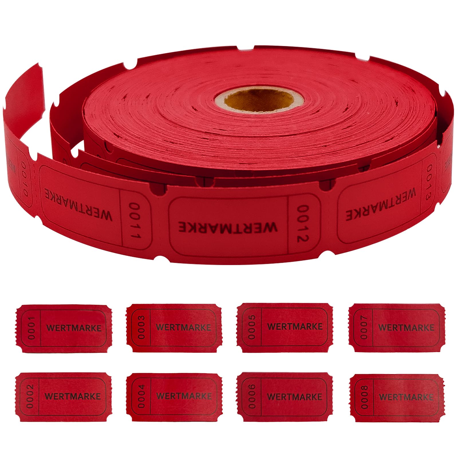 500 Billets De Tombola Numérotés – Double Rouleau, Parfait Pour Événements !