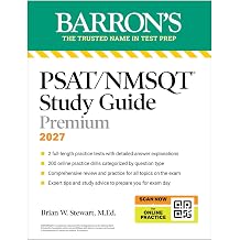 PSAT/NMSQT Premium Study Guide, 2027 2 Practice Tests + Comprehensive Review + 200 Online Drills Barron's Test Prep