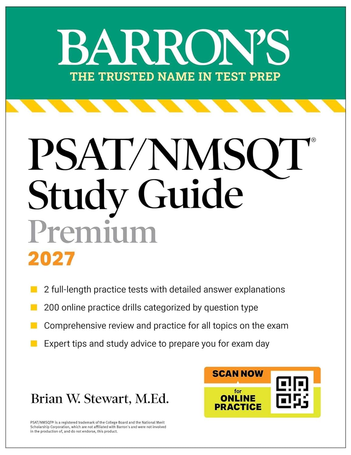 PSAT/NMSQT Premium Study Guide, 2027: 2 Practice Tests + Comprehensive Review + 200 Online Drills (Barron's Test Prep)
