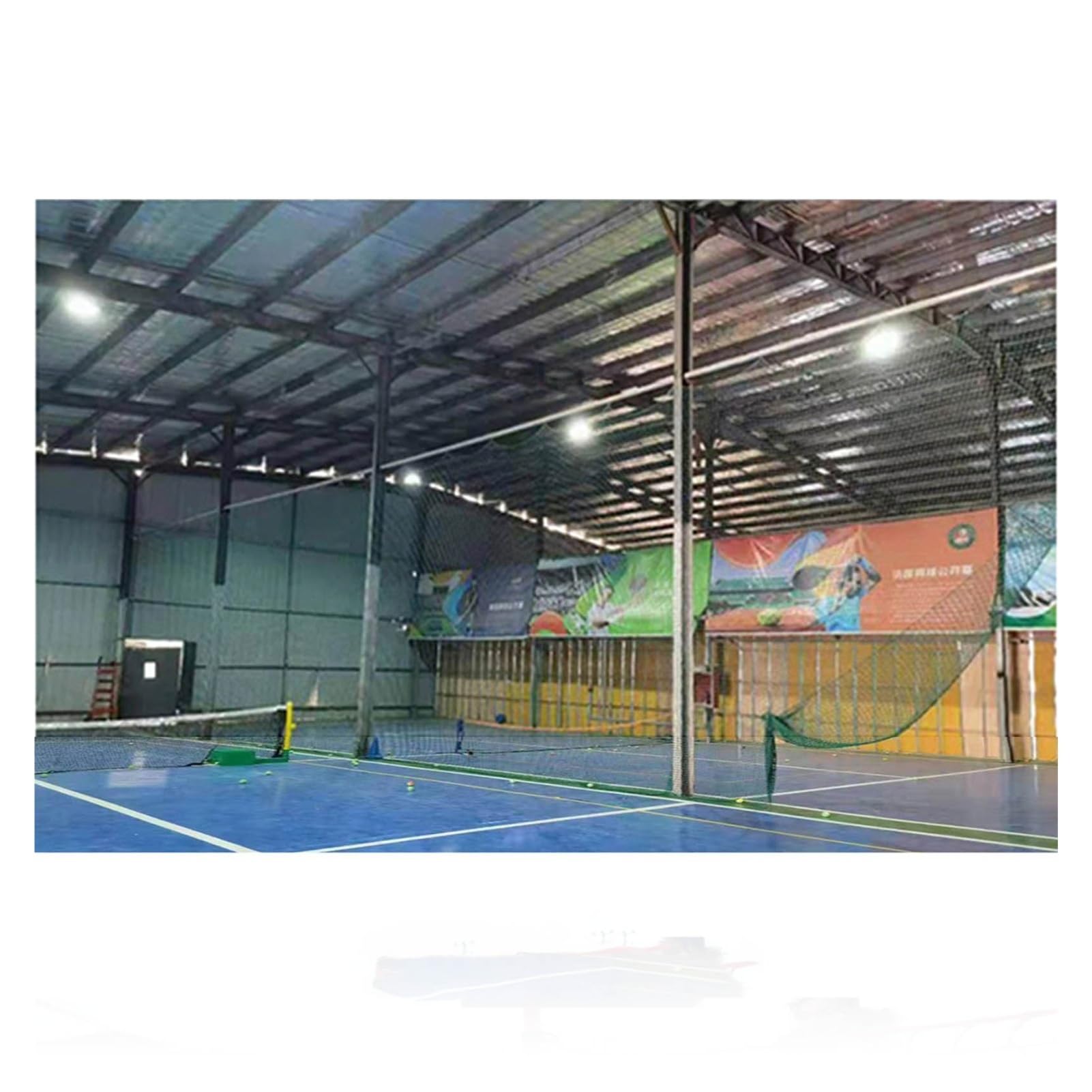 Sicherheitsnetz für Den Außenbereich Flexibel Und Langlebig Netz Spielfeldumzäunungen Geeignet für Baustellen Maschenweite 2.5cm/0.98in 3x3m(9.8x9.8in)