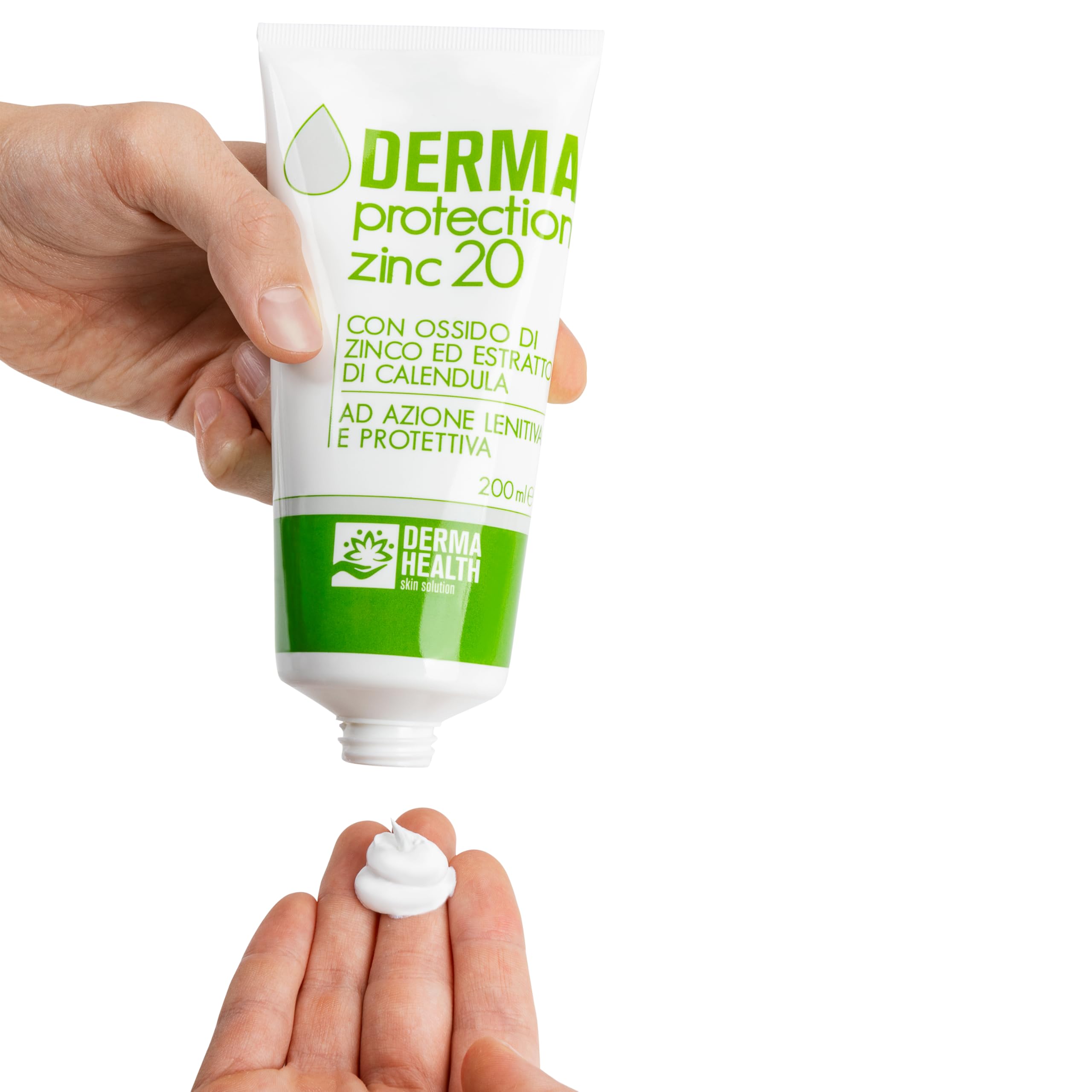Derma Health Derma Protection Zinc 20 Crema Emolliente e Protettiva all'ossido di zinco 20% 200 ml