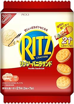 リッツ Amazon.co.jp: モンデリーズジャパン リッツ ファミリーパックバニラ