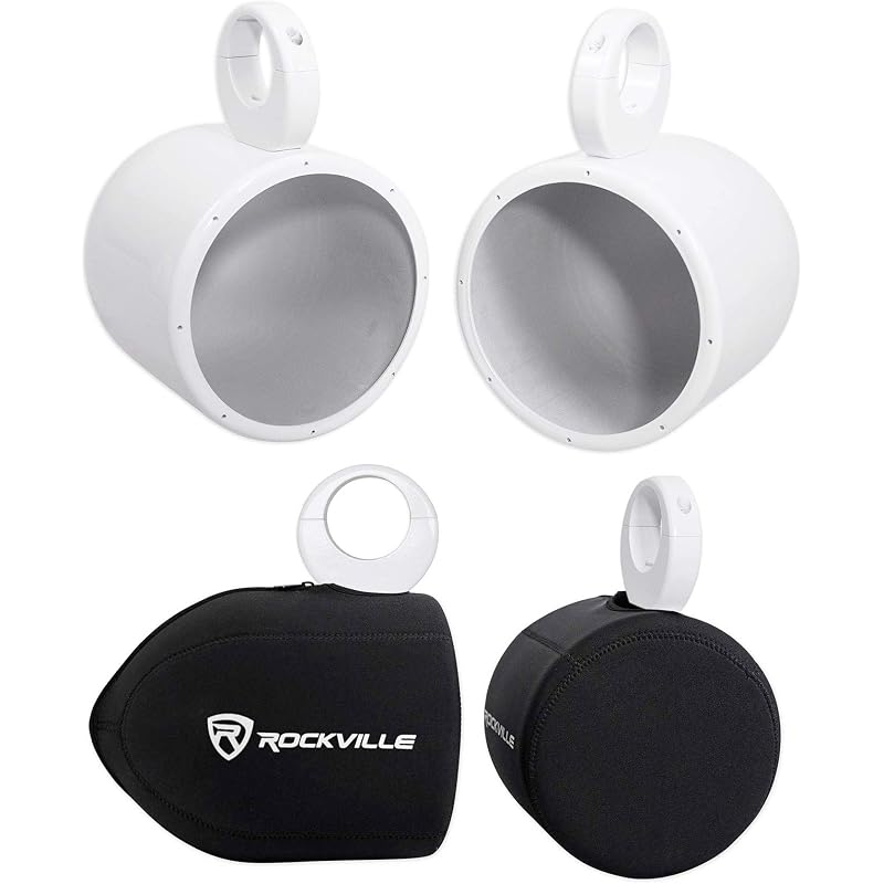 Pair Rockville MAC80W 7.7 White 