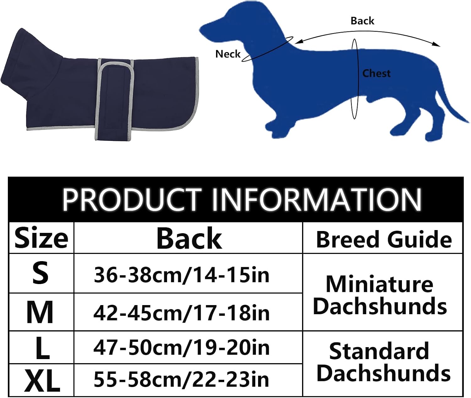 Varijante boje i dizajna psećeg kaputa