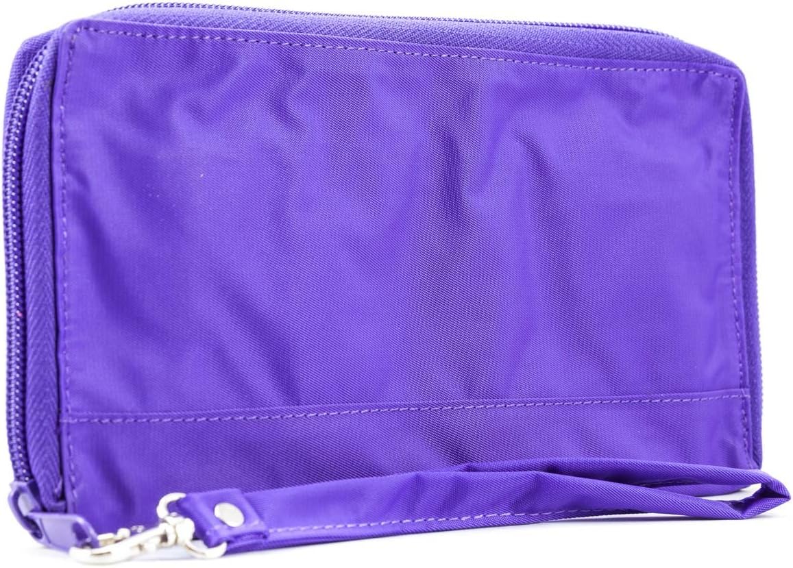 Big Skinny Women's Panther Clutch Slim Wallet, Holds Up to 40 Cards