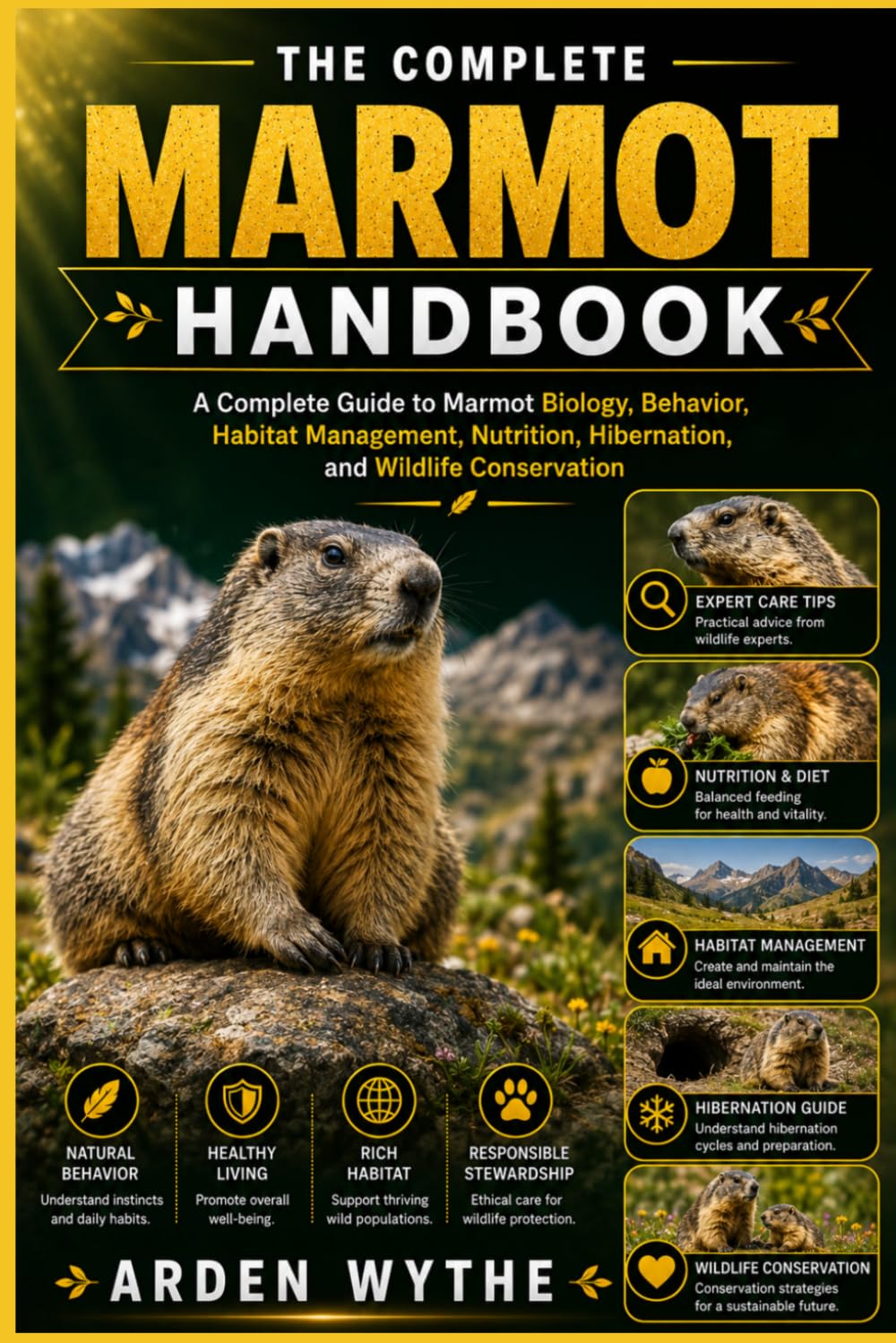 The Complete Marmot Handbook: A Complete Guide to Marmot Biology, Behavior, Habitat Management, Nutrition, Hibernation, and Wildlife Conservation