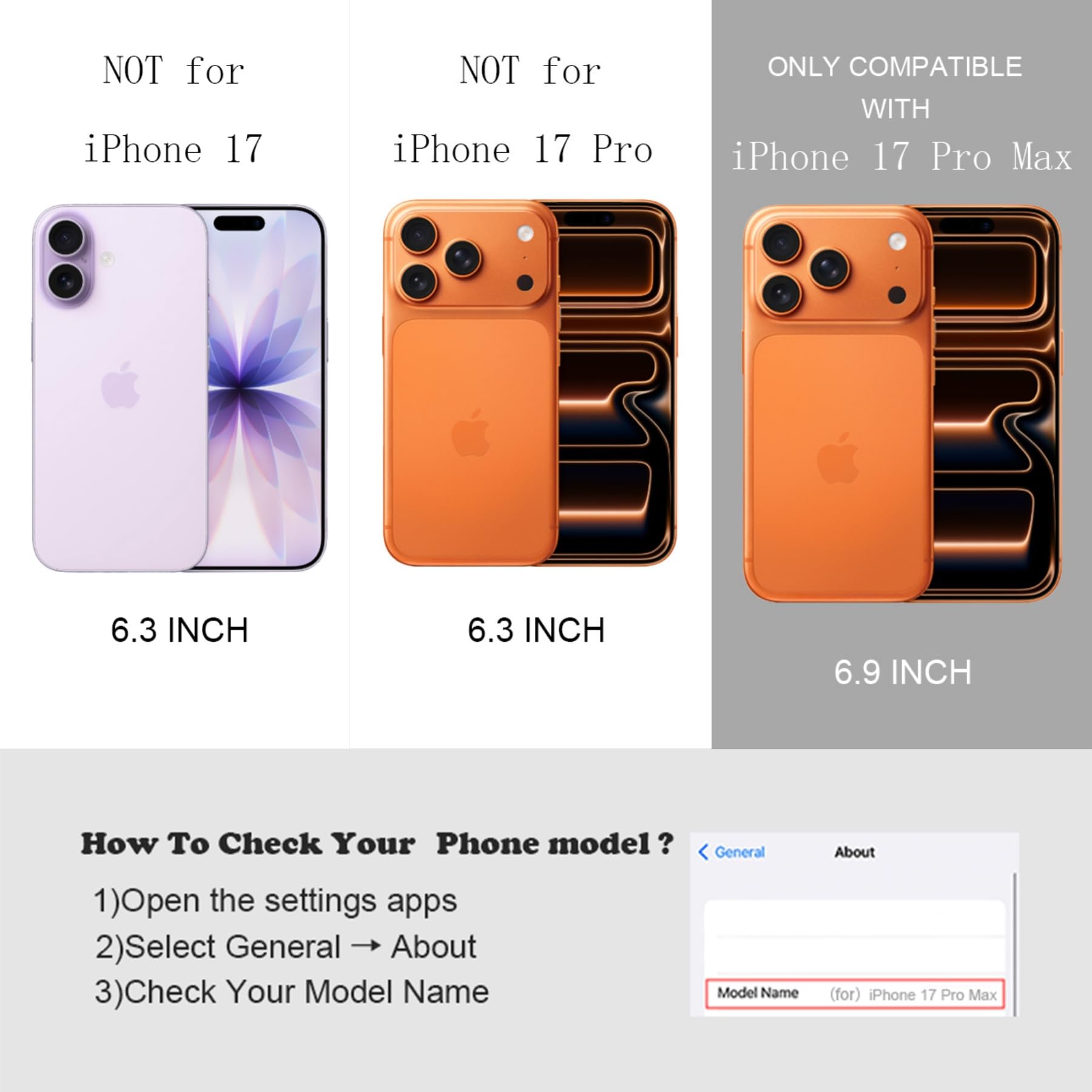 FABSPARK Glitzer-Schutzhülle für iPhone 17 Pro Max, passend für MagSafe, Rosa | Magnetischer gewellter Rahmen, glitzernder Glitzer, transparentes Acryl, harter PC für iPhone 17 Pro Max, Rosa