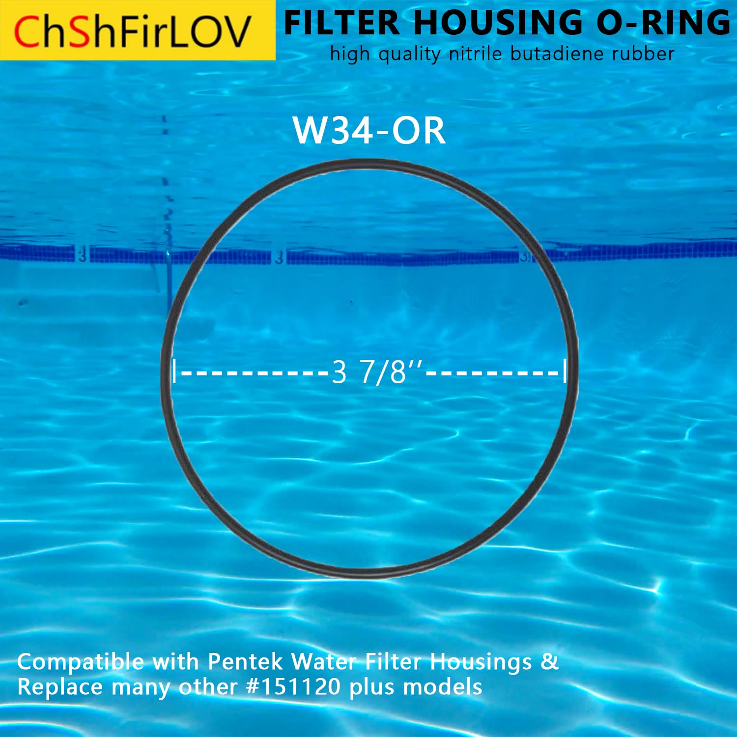 W34-OR Water Filter O-Ring for American Plumber 4-1/8