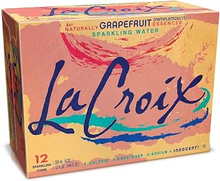 Lacroix Grapefruit 12 Cans Box