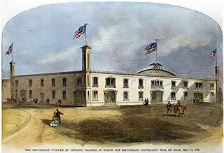 Republican Convention 1860 The Wigwam Site Of The 1860 Republican National Convention At Chicago Illinois Where Abraham Lincoln Received The PartyS Presidential Nomination Engraving 1860 Poster Print