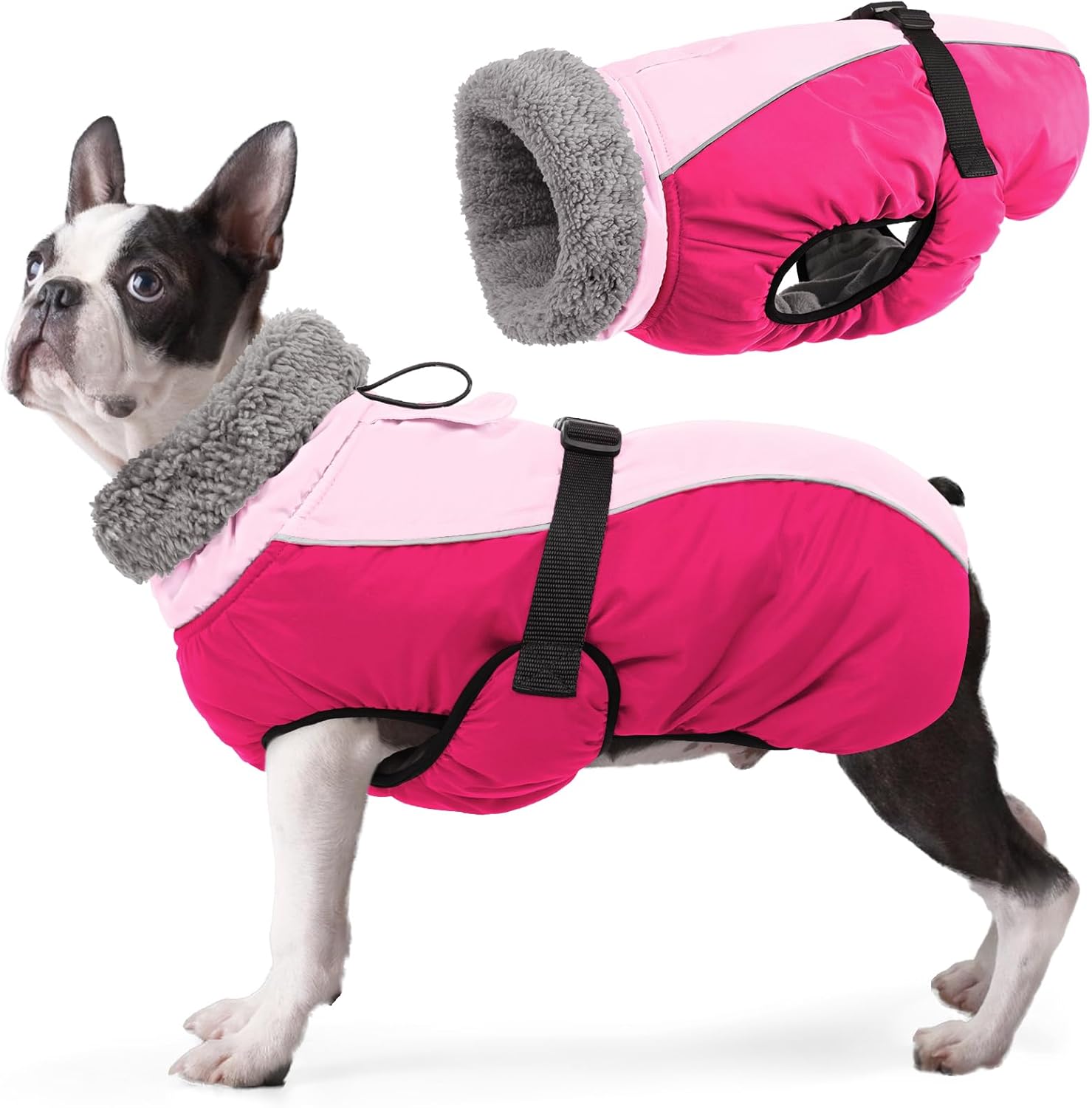 SUNFURA Warm Dog Coat Dog Jacket, Reflective Dog Winter