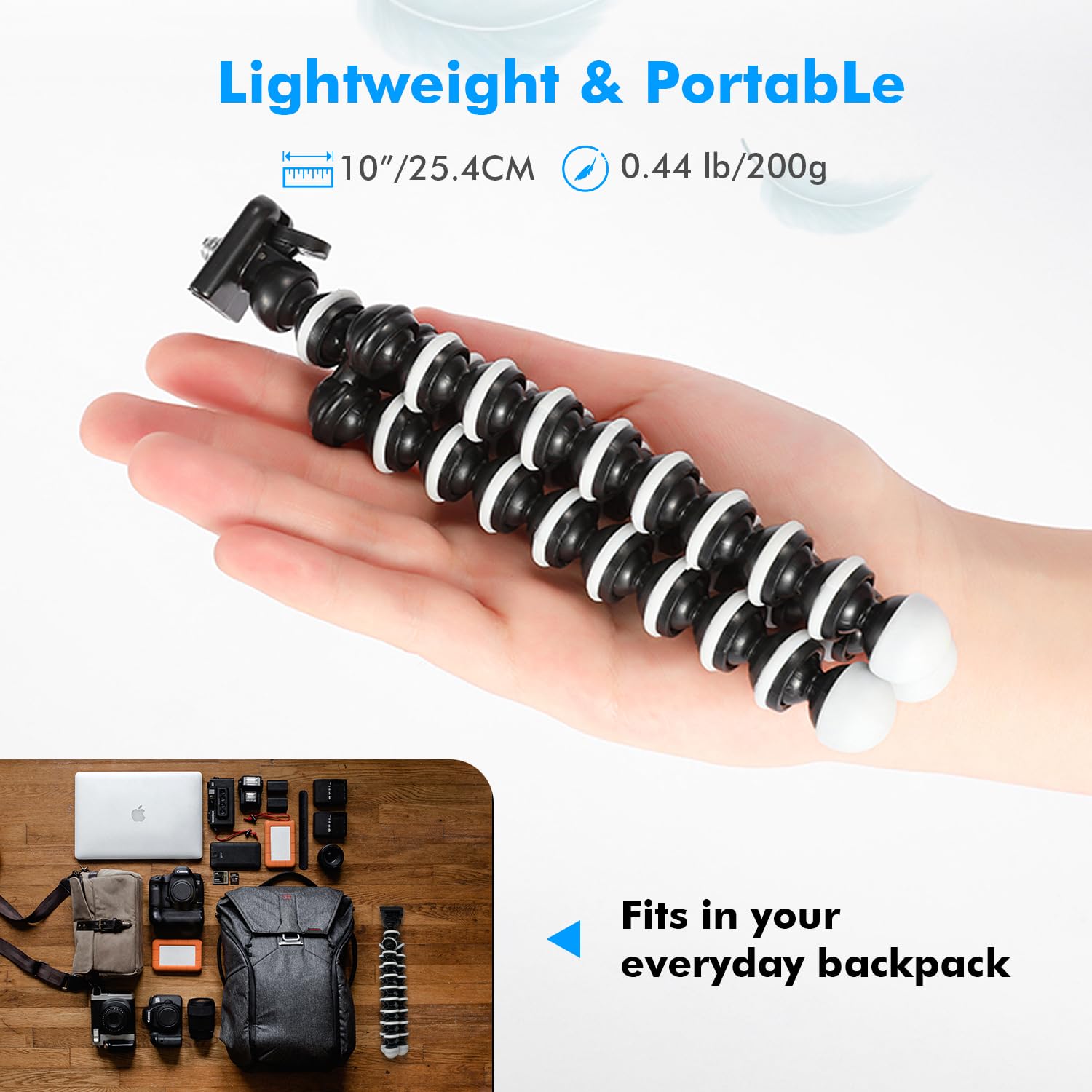 Video su Qual è Treppiede Flessibile Portatile Octopus Mini Supporto per Telefono Treppiedi per Cellulari Gambe Regolabili per Vlog in Diretta Video All'ingrosso
