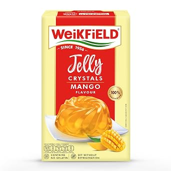 بلورات جيلي WeiKFiELD، مانجو، كرتون 90 جرام