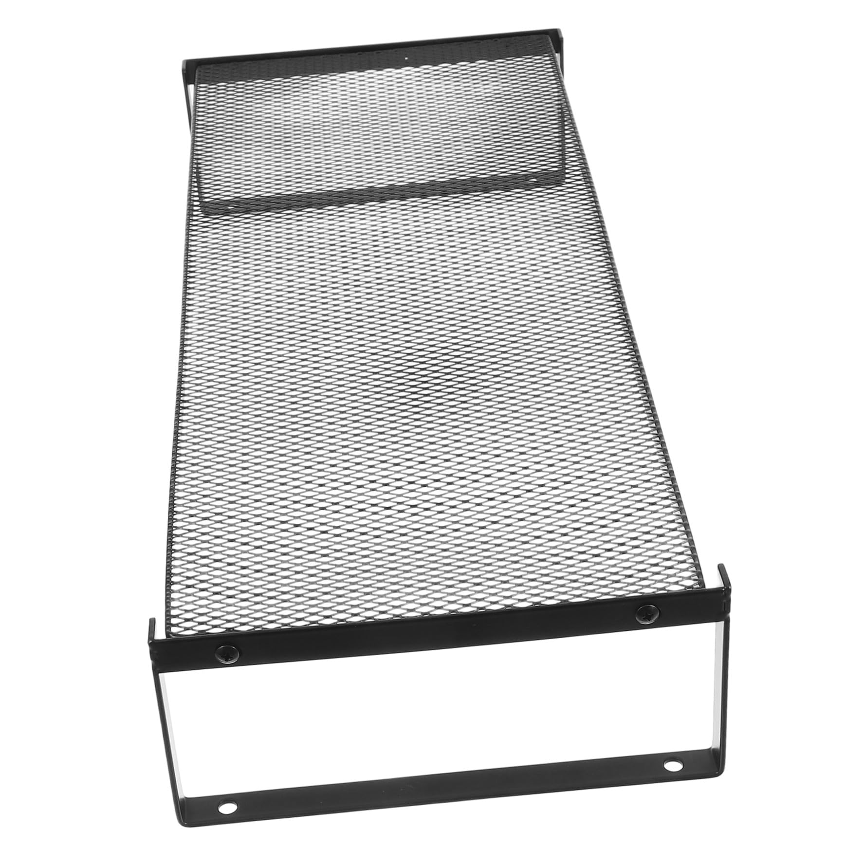 Support rehausseur pour écran d'ordinateur noir pour organiser un petit bureau